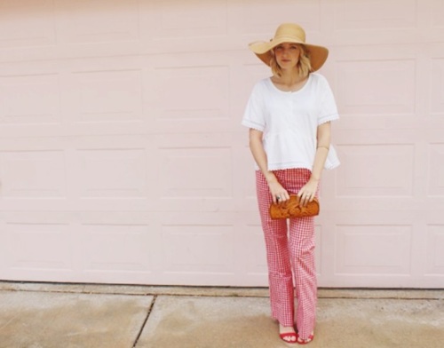 gingham-high-waisted-pants-vintage-floppy-hat-dearly-noted-lifestyle-fashion-blog-4