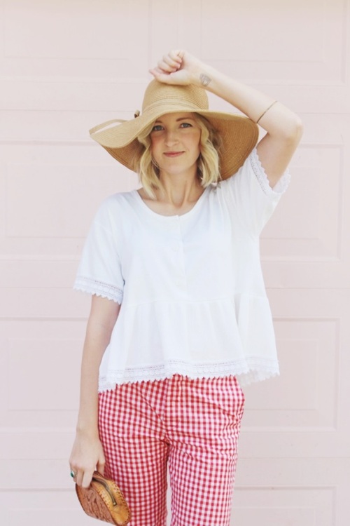 gingham-high-waisted-pants-vintage-floppy-hat-dearly-noted-lifestyle-fashion-blog-5